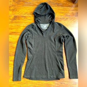 Arc’teryx wool blend sweater with hood